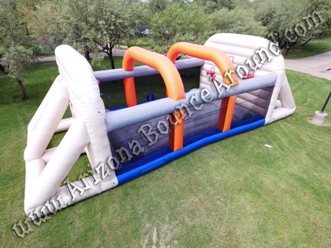 inflatable basketball court rental